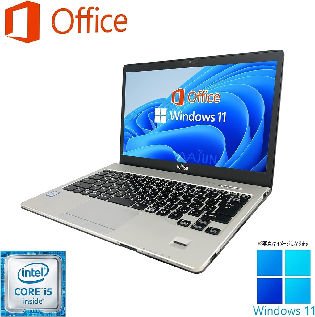 富士通 ノートPC S936/13.3型フルHD/Win 11 Pro/MS Office H&B